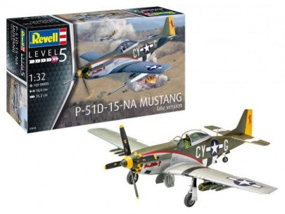 Revell 3838 1/32 P51D15 Mustang Late Version Fighter
