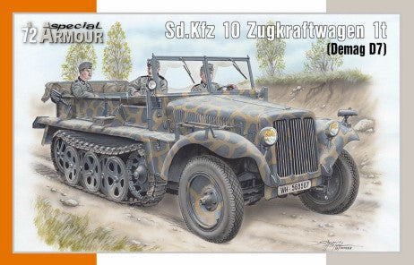 Special Hobby 172021 1/72 SdKfz 10 Zugkraftwagen 1t (Demag D7) Halftrack
