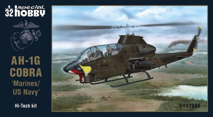 Special Hobby 32086 1/32 AH1G Cobra US Marines/Navy Helicopter (Hi-Tech)
