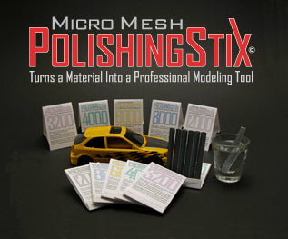 Scale Motorsport 1107 Micro Mesh Polishing Stix Set: 6 Different Grits (30pcs/Set)