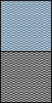 Scale Motorsport 1960 1/24 Horizontal Checkerboard Ice Blue/Black on Clear Upholstery Pattern Decal
