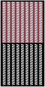 Scale Motorsport 1961 1/24 Vertical Wave Raspberry/Black on Clear Upholstery Pattern Decal