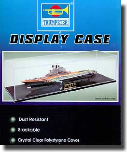Trumpeter 9801 Showcase for 1/700 Ships (19.6"L x 5.8"W x 4.5"H) Black Base