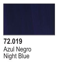 Vallejo 72019 18ml Bottle Night Blue Game Color (6/Bx)