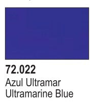 Vallejo 72022 18ml Bottle Ultramarine Blue Game Color (6/Bx)