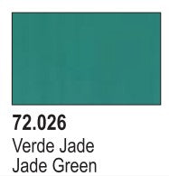 Vallejo 72026 18ml Bottle Jade Green Game Color (6/Bx)