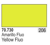 Vallejo 730 17ml Bottle Yellow Fluorescent Model Color (6/Bx)