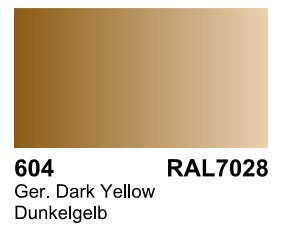 Vallejo 73604 60ml Bottle German Dark Yellow RAL 7028 Surface Primer (6/Bx)