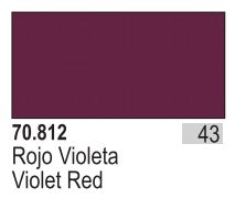 Vallejo 812 17ml Bottle Violet Red Model Color (6/Bx)