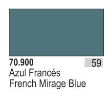 Vallejo 900 17ml Bottle French Mirage Blue Model Color (6/Bx)