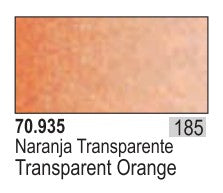 Vallejo 935 17ml Bottle Transparent Orange Model Color (6/Bx)