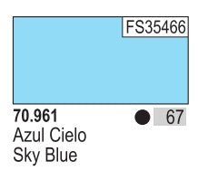 Vallejo 961 17ml Bottle Sky Blue Model Color (6/Bx)