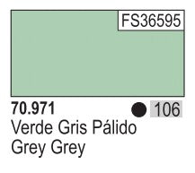 Vallejo 971 17ml Bottle Green Grey Model Color (6/Bx)