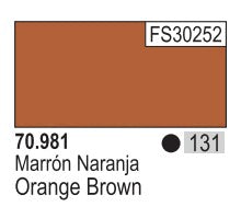 Vallejo 981 17ml Bottle Orange Brown Model Color (6/Bx)