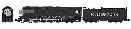Kato 1260309 N Scale SP Class GS-4 4-8-4 - Standard DC -- Southern Pacific 4445 (Postwar black)