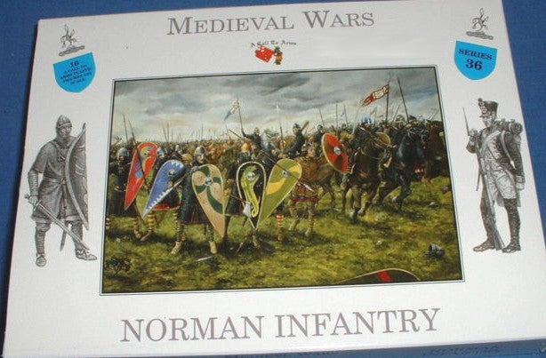 A Call To Arms 36 1/32 Medieval Wars: Norman Infantry (16)