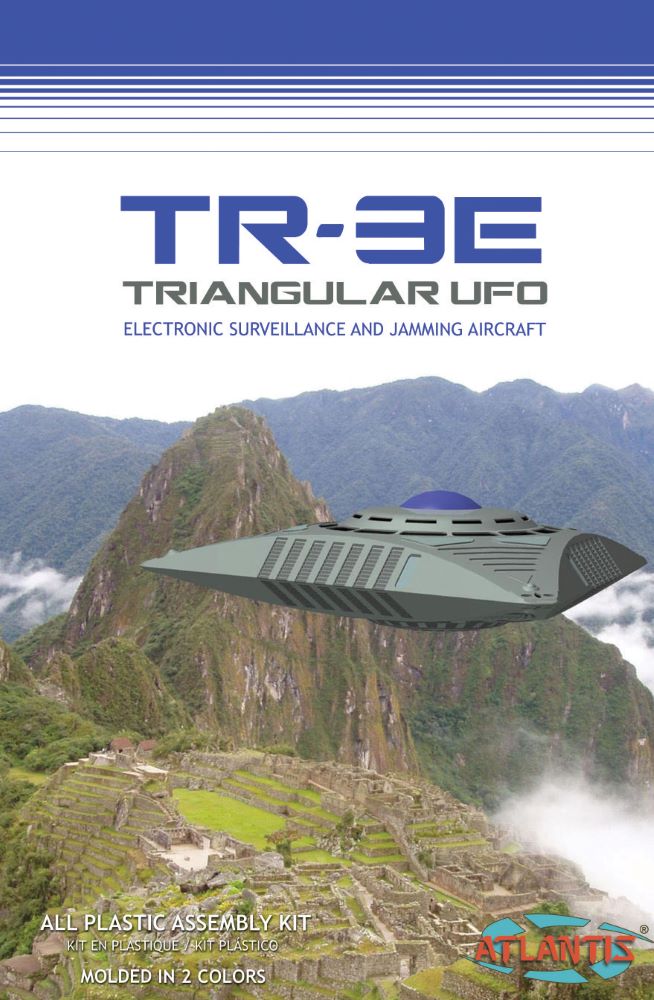 Atlantis Models 1011 TR3E Triangular UFO (5") w/Base