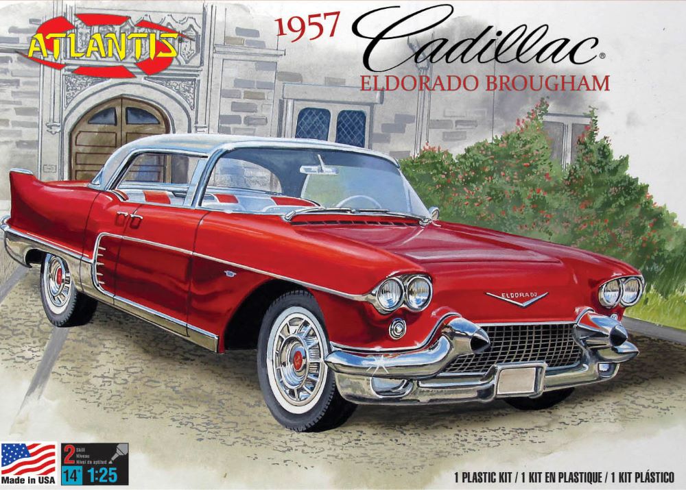 Atlantis Models 1244 1/25 1957 Cadillac Eldorado Brougham Car (formerly Revell)