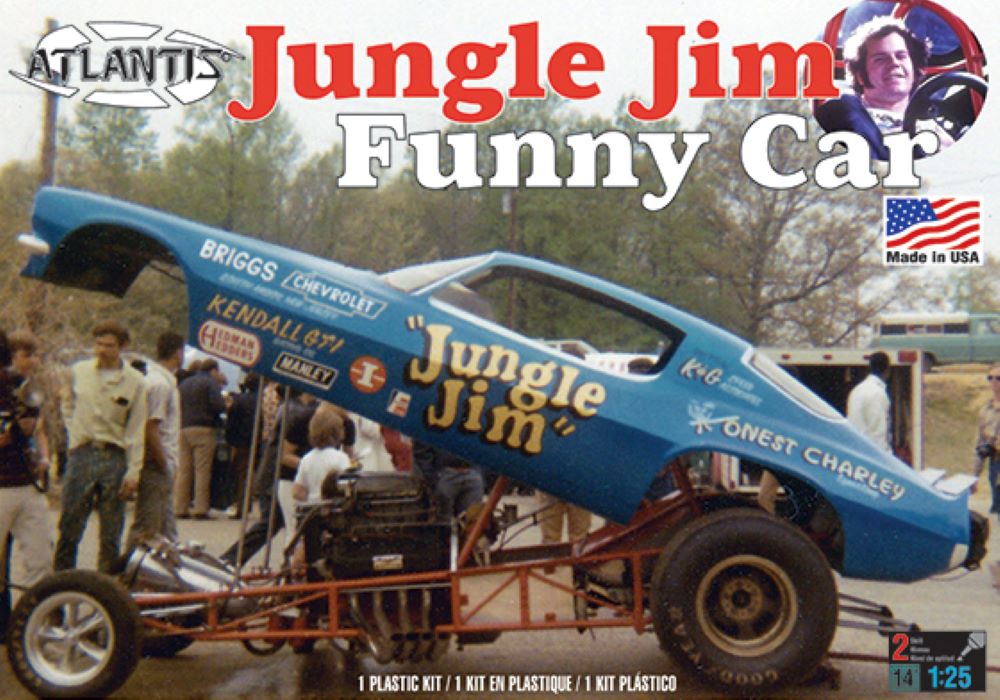 Atlantis Models 1440 1/25 1971 Jungle Jim Camaro Funny Car (formerly Revell)