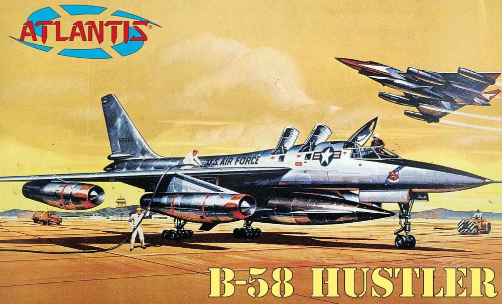 Atlantis Models 252 1/91 Convair B58 Hustler Jet (formerly Revell)