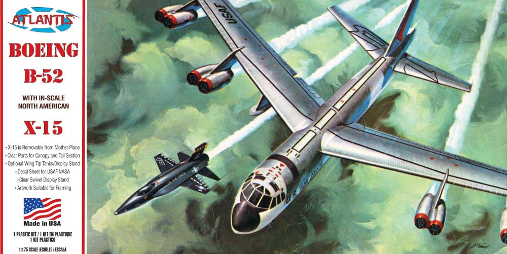 Atlantis Models 273 1/175 B52 Bomber & X15 Aircraft (formerly Revell)