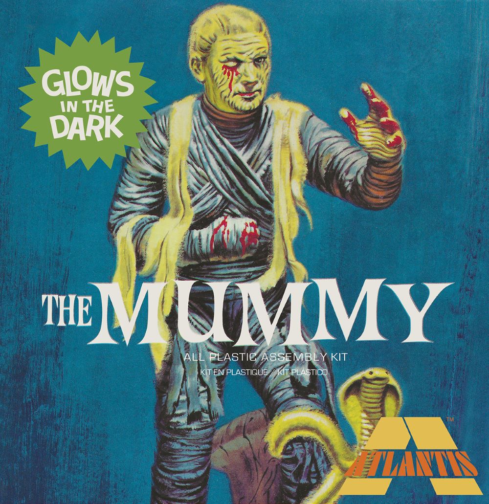 Atlantis Models 452 1/8 The Mummy Glow-in-the-Dark (formerly Aurora)