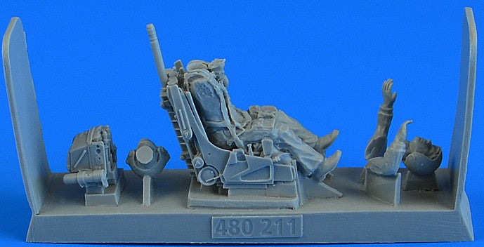 Aerobonus 480211 1/48 Su27 Flanker Early/Late Version Soviet Fighter Pilot w/Ejection Seat