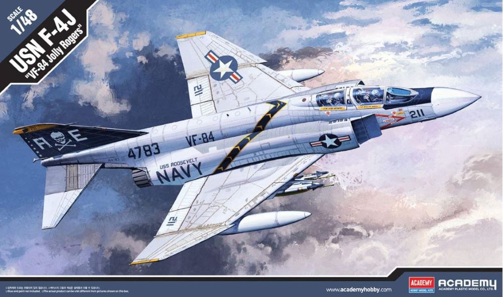 Academy 12305 1/48 F4J VF84 Jolly Rogers USN Fighter