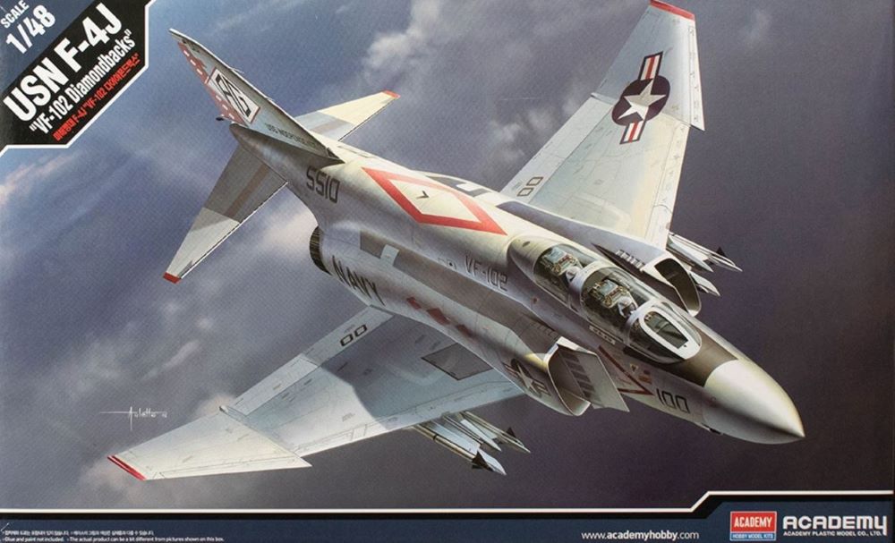 Academy 12323 1/48 F4J VF102 Diamondbacks USN Fighter