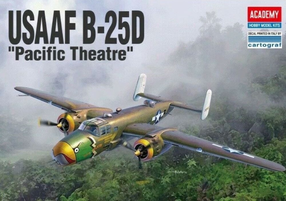 Academy 12328 1/48 B25D Pacific Theatre USAAF Bomber