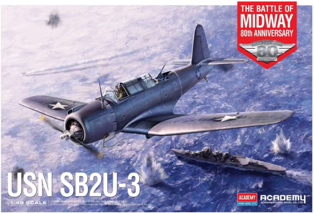 Academy 12350 1/48 SB2U3 USN Bomber Battle of Midway 80th Anniversary