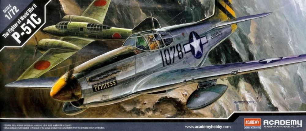 Academy 12441 1/72 P51C Mustang Fighter