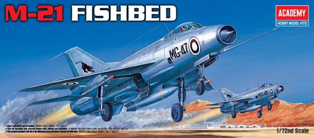 Academy 12442 1/72 MiG21 Fishbed Fighter