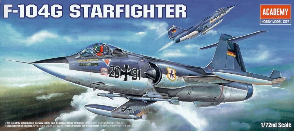 Academy 12443 1/72 F104G Starfighter German Fighter