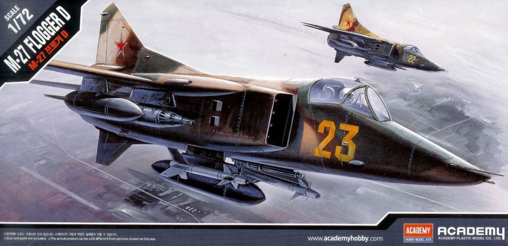 Academy 12455 1/72 MiG27 Flogger D Fighter
