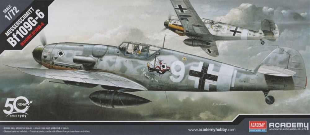 Academy 12467 1/72 Bf109G6 Fighter   