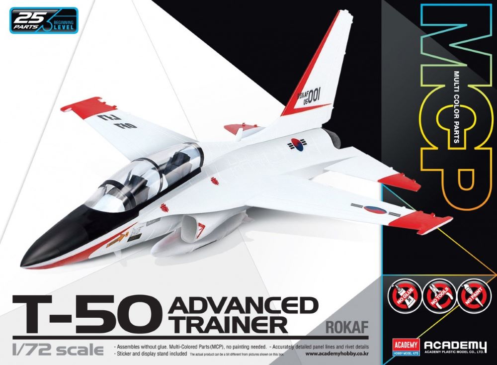 Academy 12519 1/72 T50 Advanced Trainer ROKAF Aircraft (Snap)