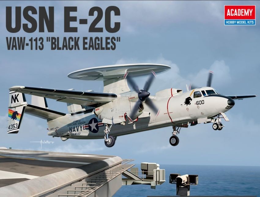 Academy 12623 1/144 E2C VAW113 Black Eagles USN Aircraft