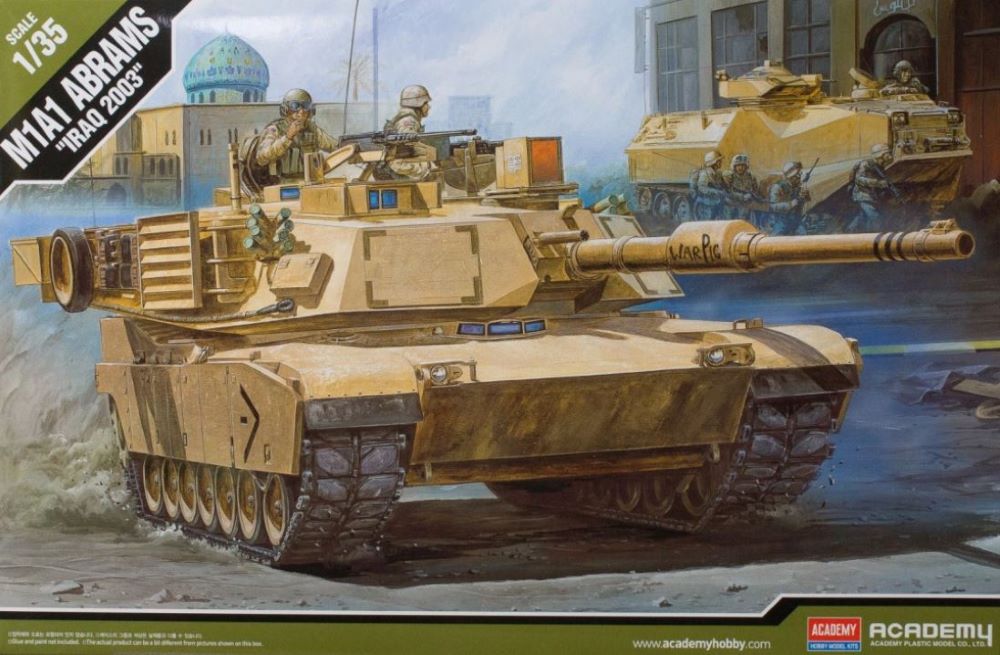 Academy 13202 1/35 M1A1 Abrams US Army Iraq 2003 Tank