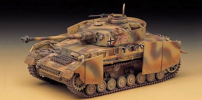 Academy 13233 1/35 PzKpfw IV Ausf H4 Tank w/Armor