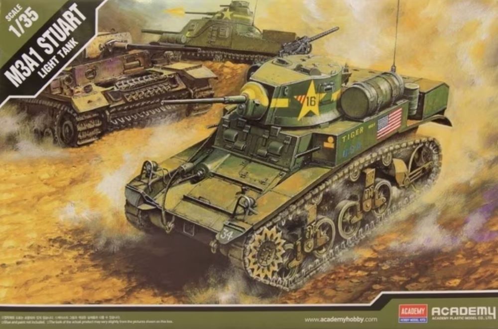 Academy 13269 1/35 M3A1 Stuart Light Tank