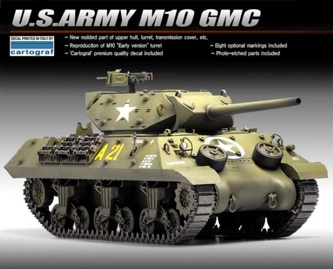 Academy 13288 1/35 M10 GMC US Army Tank Destroyer 70th Anniversary Normandy
