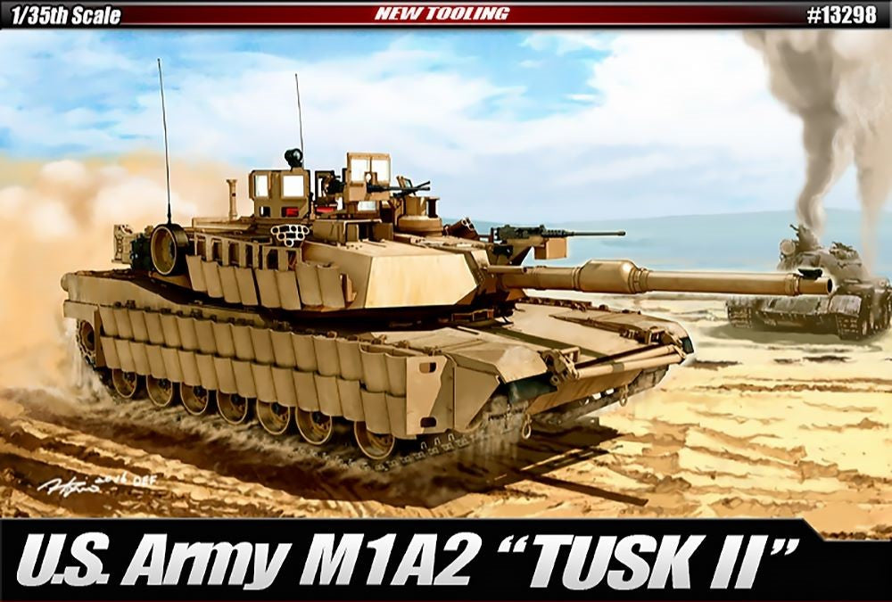 Academy 13298 1/35 M1A2 Tusk II US Army Tank (3 in 1)