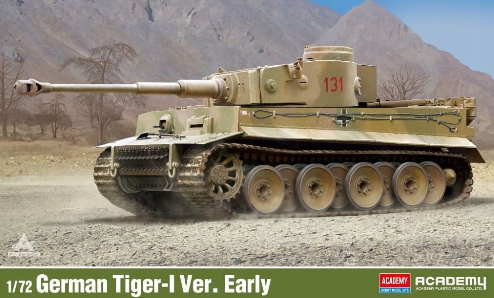 Academy 13422 1/72 Tiger I Early Version German Tank