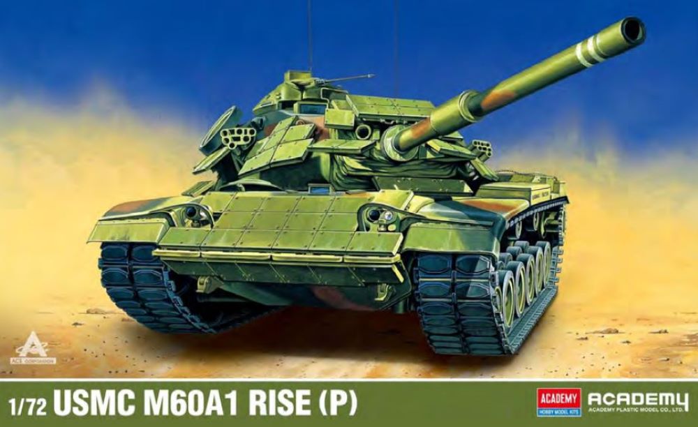 Academy 13425 1/72 USMC M60A1 Rise (P) Tank