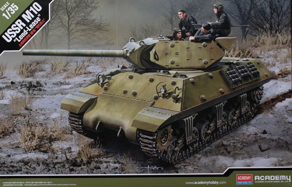 Academy 13521 1/35 M10 Lend-Lease USSR Tank Destroyer (D)
