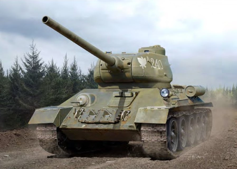 Academy 13554 1/35 WWII T34/85 Ural Factory No.183 Soviet Medium Tank