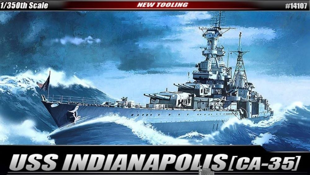 Academy 14107 1/350 USS Indianapolis CA35 Heavy Cruiser