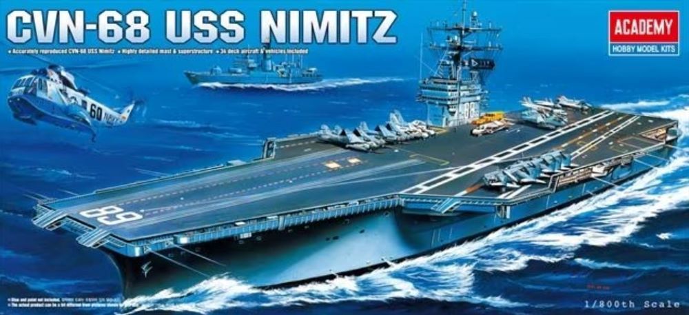 Academy 14213 1/800 USS Nimitz CVN68 Aircraft Carrier