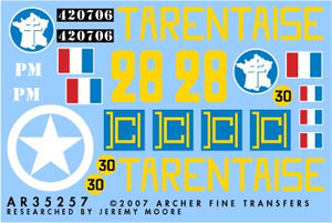 Archer Fine Transfers 35257 1/35 Free French M4A2 Tarentaise (D)